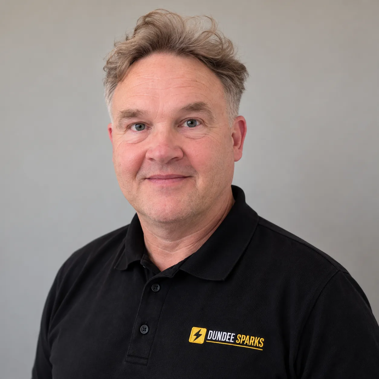 James Leslie, emergency electrician in Dundee